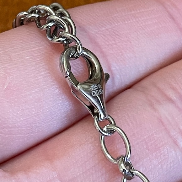 Turquoise 925 Sterling Silver Necklace - Picture 9 of 11